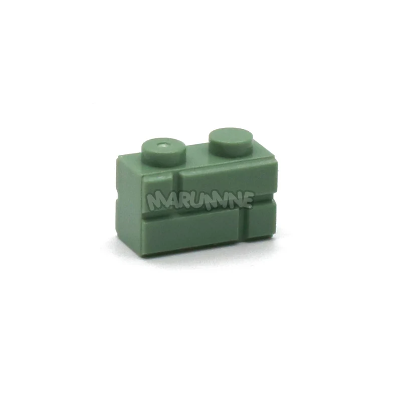 200pcs MARUMINE 1x2 точки куб кирпичи 98283 дома настенные строительные блоки классический "сделай сам", Мпц My City набор обучающая развивающая игрушка для детей - Цвет: 200pcs