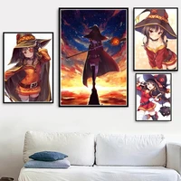 print poster konosuba megumin leuke meisje japan anime gift inkt canvas painting picture home decor modular wall art living room
