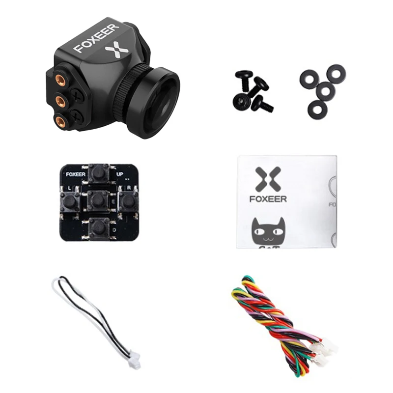 Foxeer Mini Cat 2 1200TVL Starlight 0.0001Lux FPV камера с низкой задержкой и низким уровнем шума для RC