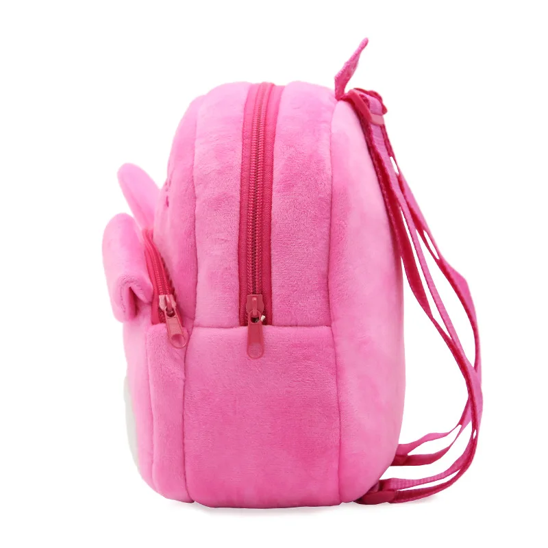 

1-3 Years Infant Cute Baby Cartoon Rabbit Melody Preschool Children Kindergarten Girls Kids School Bags Plush Backpack