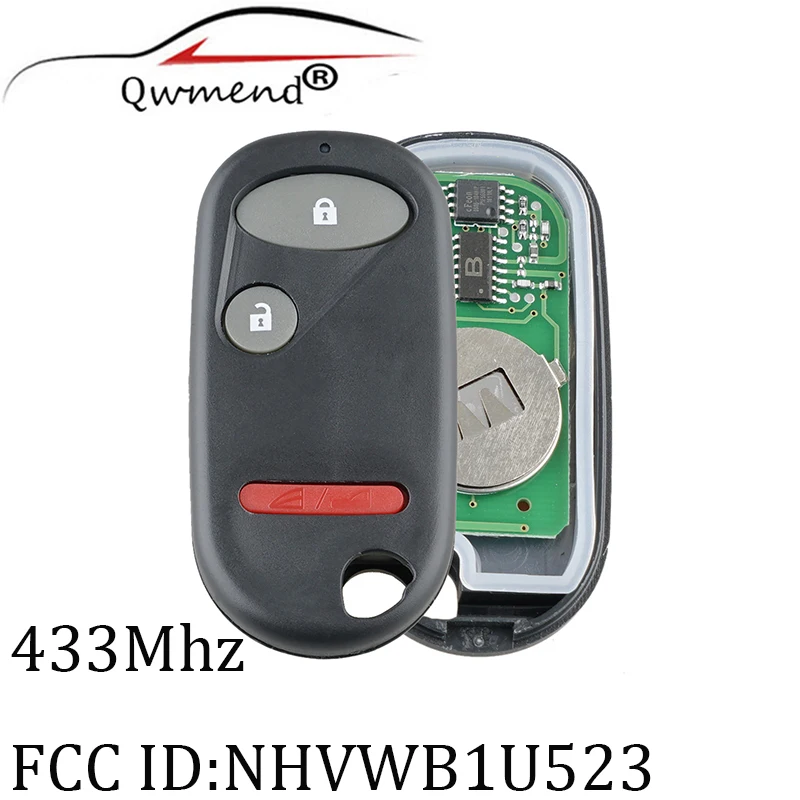 Дистанционный Автомобильный ключ NHVWB1U523 для Honda Civic 2001 2005 сменный умный без ключа 3