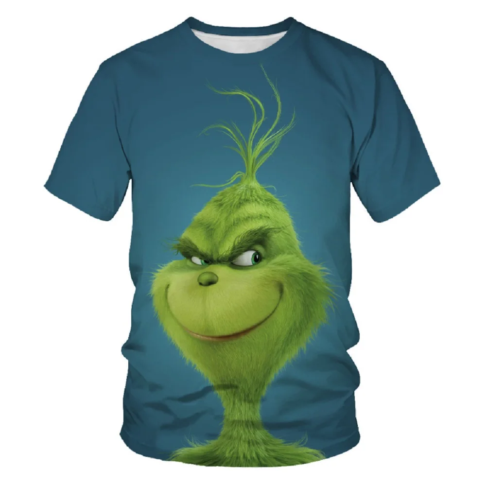 

Men's T-shirt 3D Printing Cartoon Anime Pictures 2021 Summer new fashion parent-child wear round neck short-sleeved T-shirt