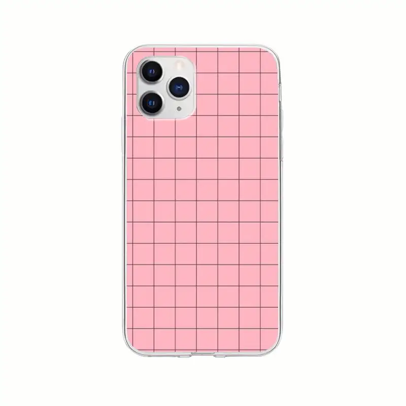 

Checked Transparent Mobile Phone Case Clear Cover For Xiaomi Redmi K30s Ultra Note 8 9 Pro Max 9s 10T Pro 11 10 Lite