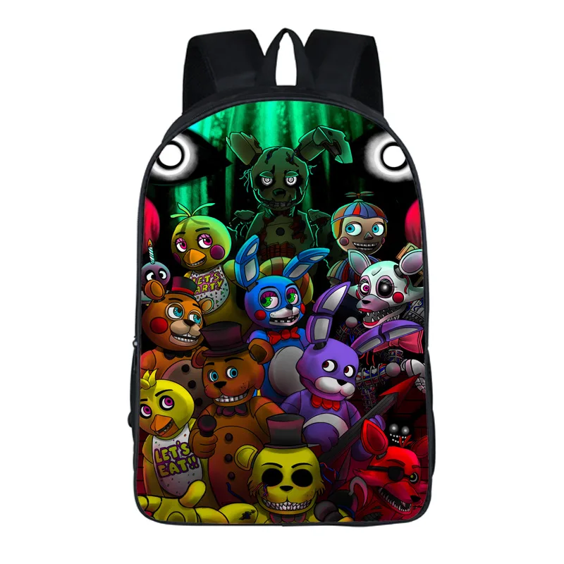 Five Nights At Freddy's FNAF школьные сумки для мальчиков и девочек, рюкзак, детский подарок, Аниме Сумка, игрушки для детей, рождественский подарок