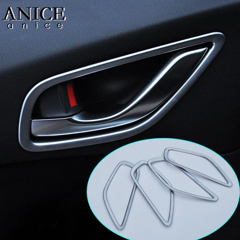 Подходит для MAZDA6 ATENZA хромированная внутренняя дверная ручка крышка чаши рамка