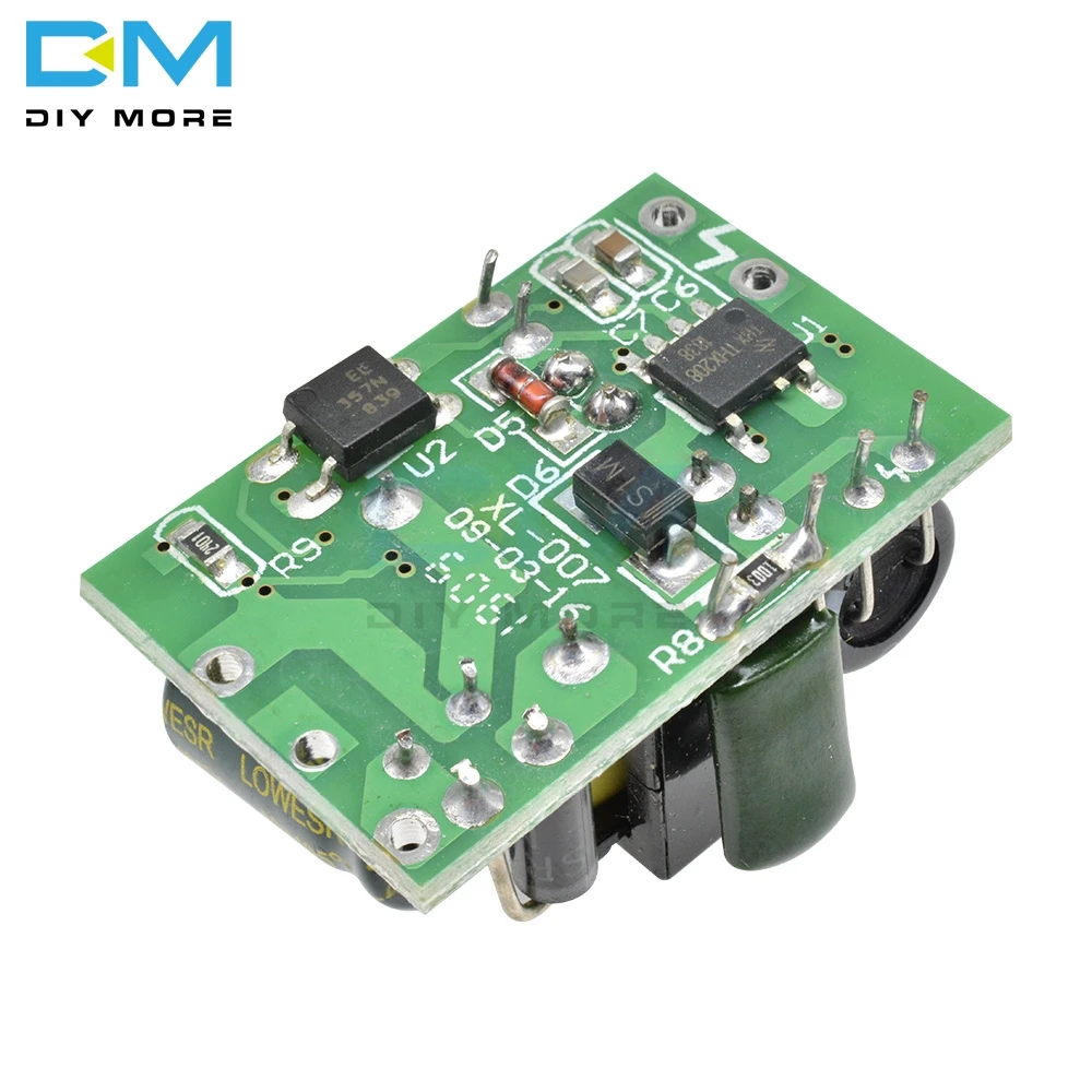 AC-DC 5V 800mA понижающий преобразователь 110V 220V to DC 5V понижающий трансформатор модуль питания Изоляция напряжения для Arduino