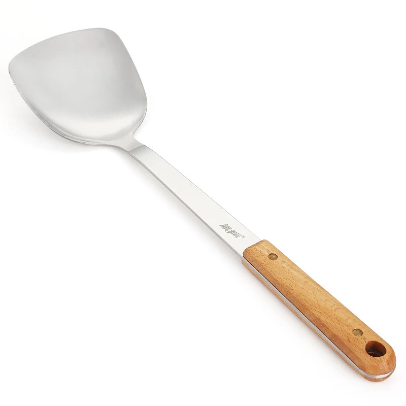 Прочная портативная нержавеющая сталь антипригарный Тернер/ковш пищевая