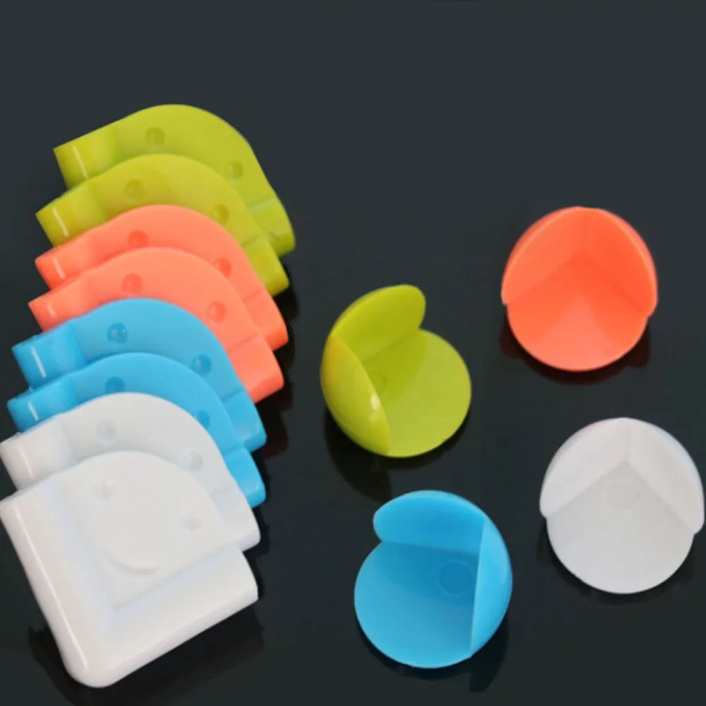 Protectores de esquina transparentes para mesa, Protector de esquina de muebles de seguridad para beb&eacute;, cubierta de &aacute;ngulo anticolisi&oacute;n, en forma de bola, nuevo-2