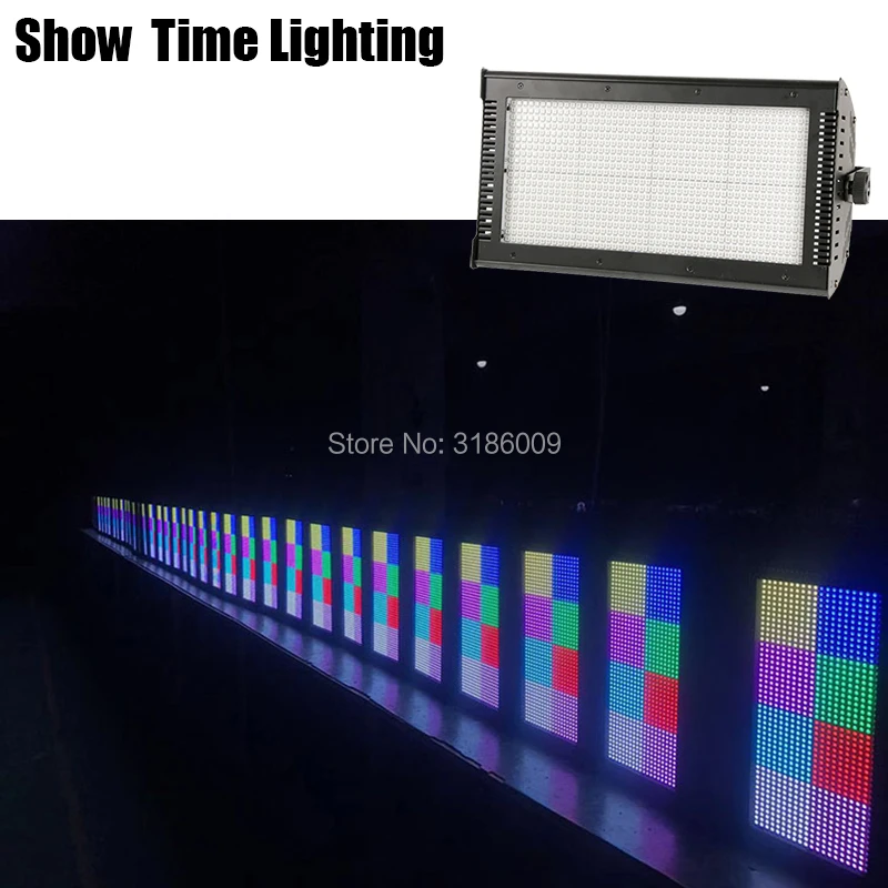 Фон украсить эффект 1000 Вт RGB 3IN1 сегментации диджей светодиодный стробоскоп