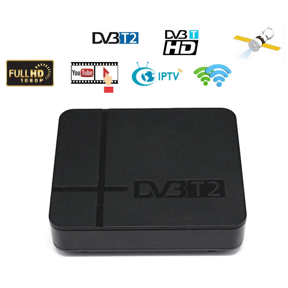 Цифровой ТВ-приемник Dvb-t2 K2 Hd ТВ-приставка Pvr ТВ-тюнер Full 1080p для USB Wi-Fi dongle MT |