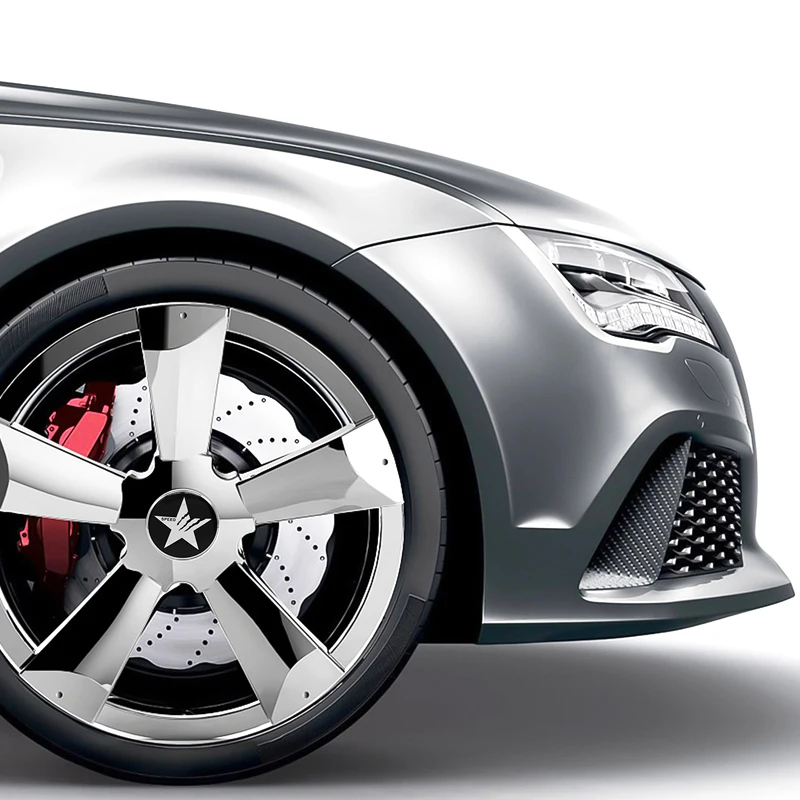 4 шт. 56 мм Алюминиевый автомобильный Стайлинг декоративная пентаграмма скорость