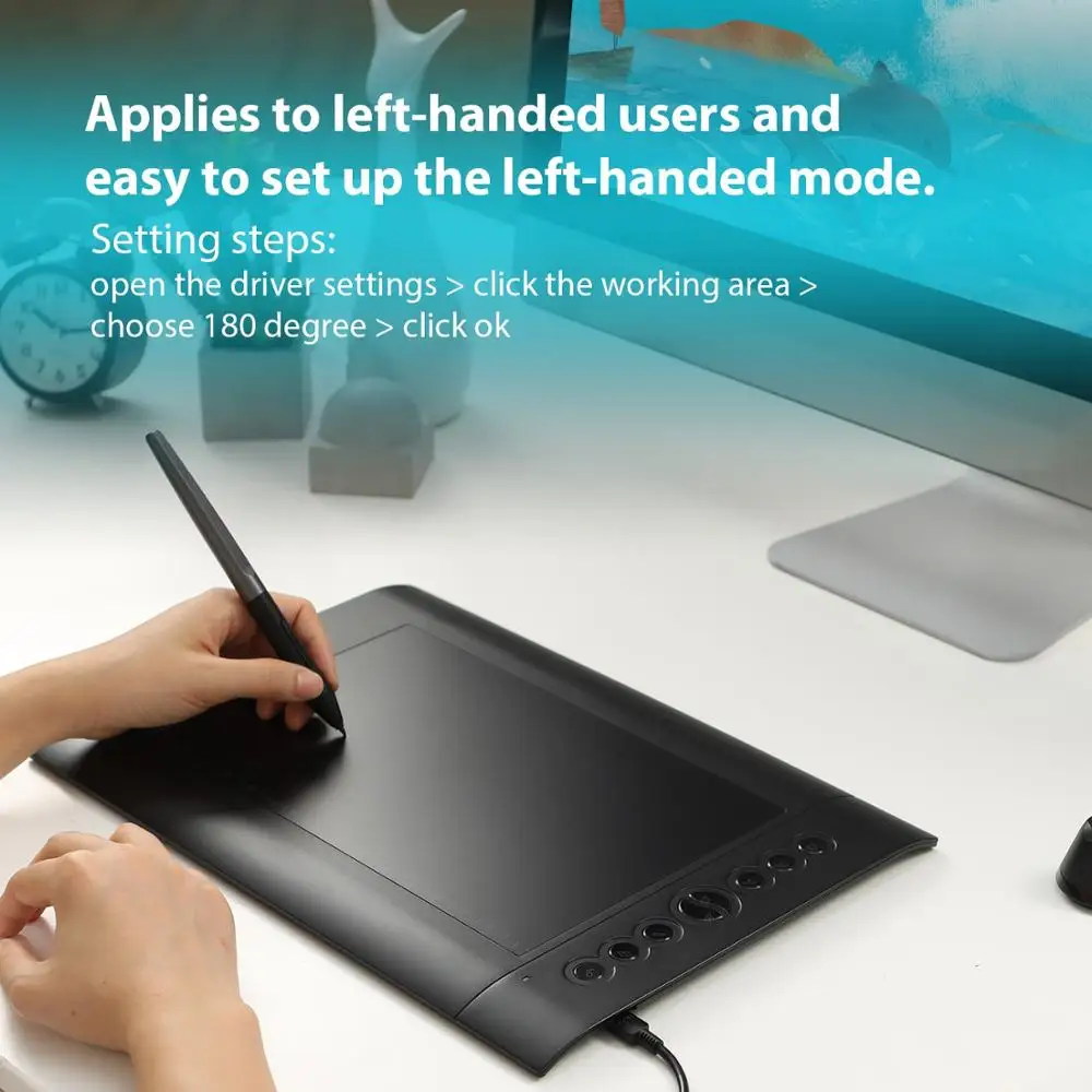 HUION USB цифровые графические планшеты H610PRO V2 с функцией наклона PW100 планшет для