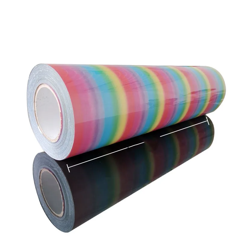 Яркая Радужная Светоотражающая виниловая пленка 100 25 хпленка с надписью см 1