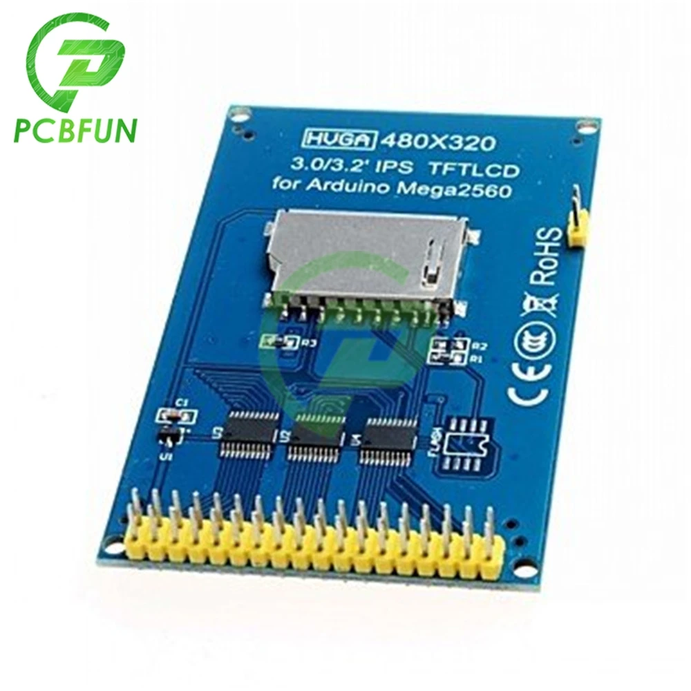 ЖК-дисплей TFT 3 5 дюйма модуль 16-битного интерфейса ILI9486/ILI9488 IC управления 480x320 для В