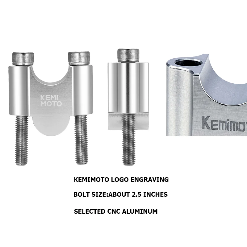 Набор для установки на руль мотоцикла с ЧПУ 7/8 дюйма или 1 1/8 универсальные зажимы