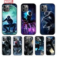 marvel dark spider man for apple iphone 12 11 xs pro max mini xr x 8 7 6 6s plus 5 se 2020 black cover phone soft case