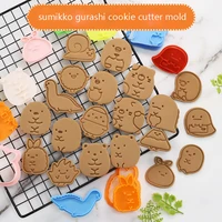 cute cartoon sumikko gurashi cookie cutter mold fondant biscuit stamp sugarcraft cake decorating tools
