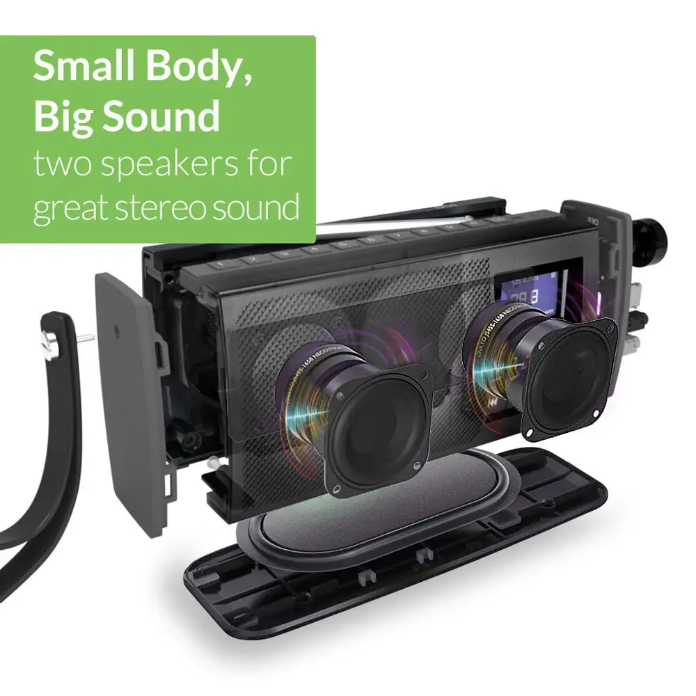 Портативное FM-радио и Bluetooth 5 0 2 в 1 с выдвижным динамиком | Электроника