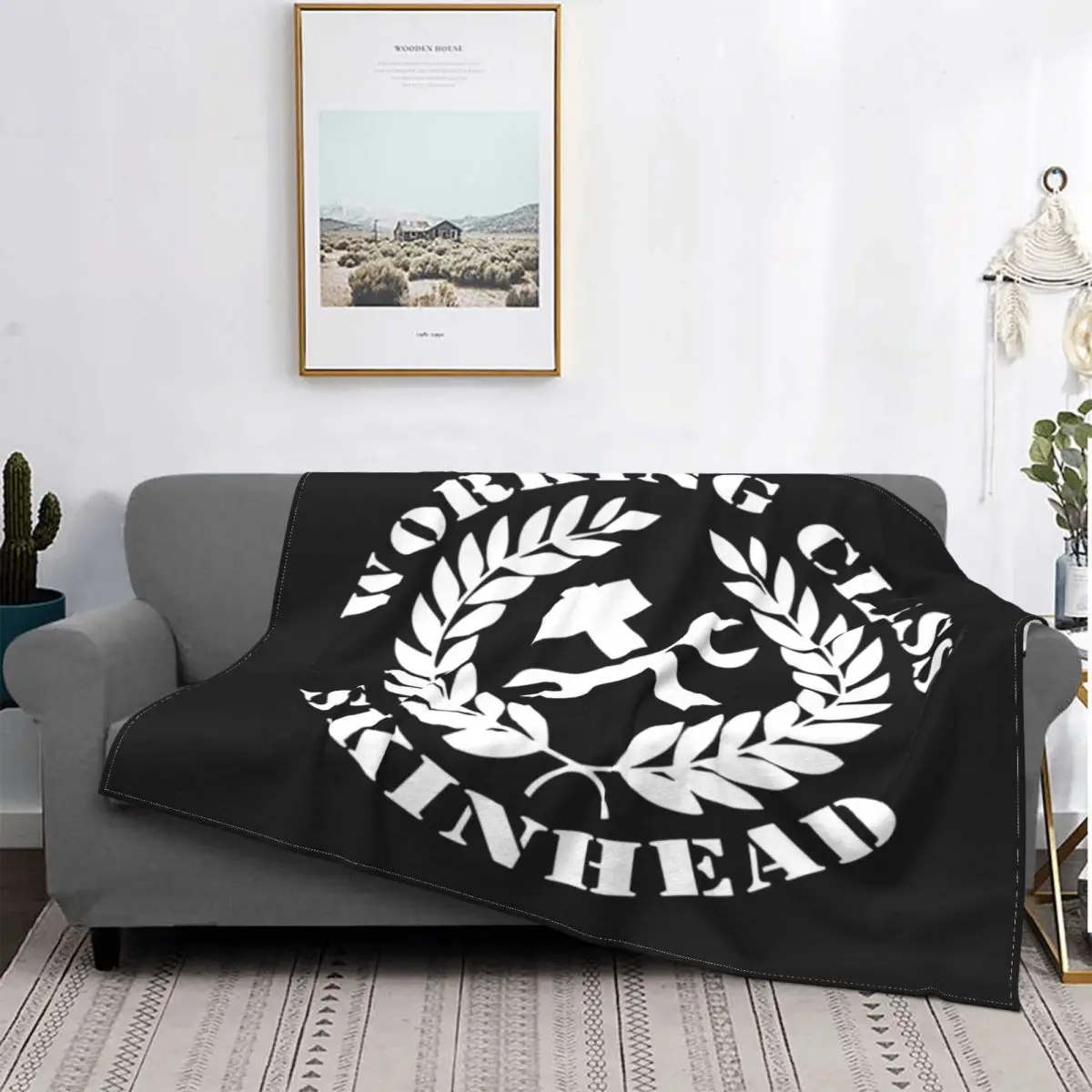 

Skinhead Working Class 1957 Blanket Bedspread Bed Plaid Bed Cover 140 Weighting Blanket Plaid Plush