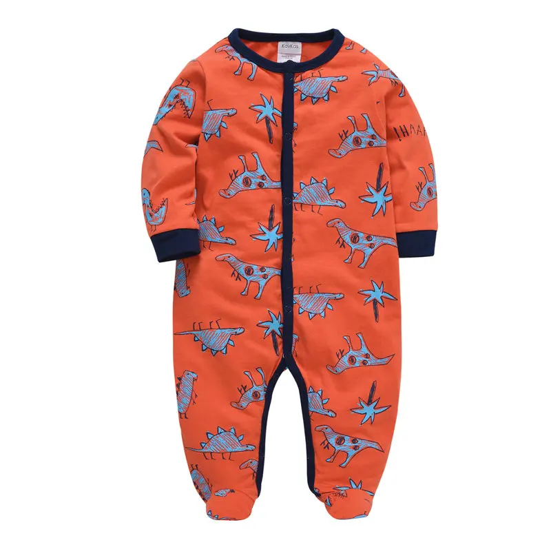 Newborn baby pajamas cartoon cotton romper boys clothes overalls infants bebes jumpsuit premature infant |