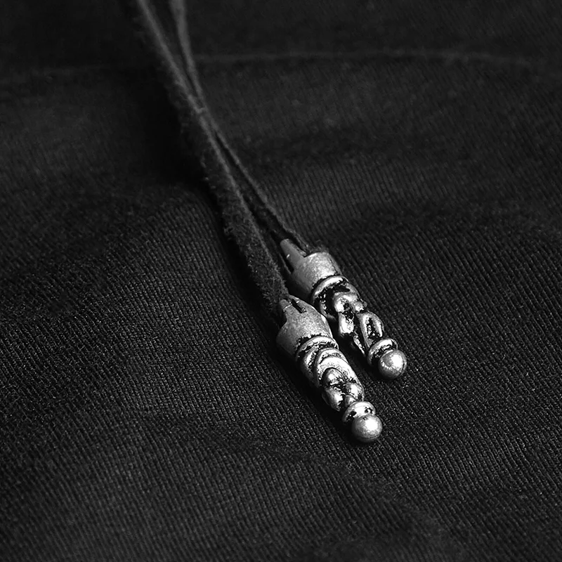 Панк RAVE Goth без бретелек тонкое платье с веревочным ожерельем микро сексуальный