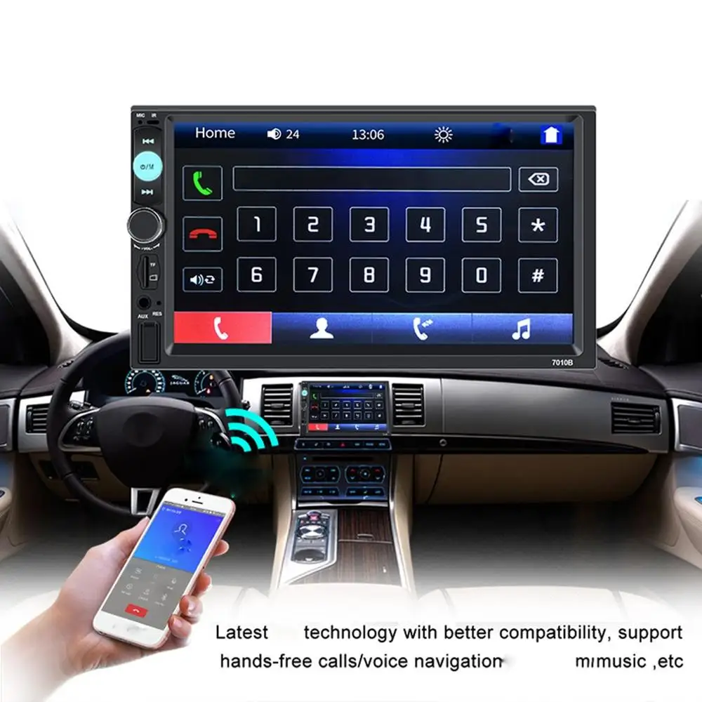 2020 Новый Mp5 Автомобильный дисплей двойной шпиндель Mp4 карта мультимедийный плеер