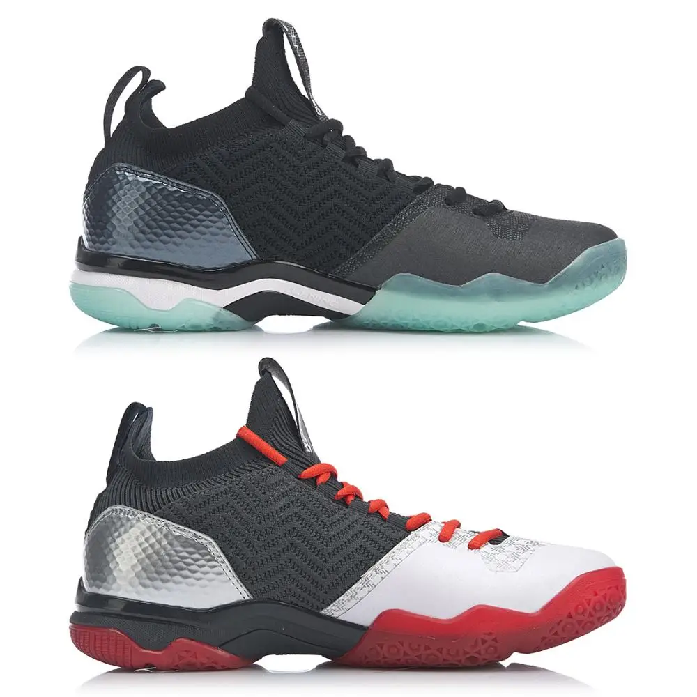 Li-Ning Для мужчин SONIC BOOM 2,0 профессиональный бадминтон спортивная обувь Подушка TUFF наконечник носки внутри Ли Нин спортивная обувь AYZP001-2