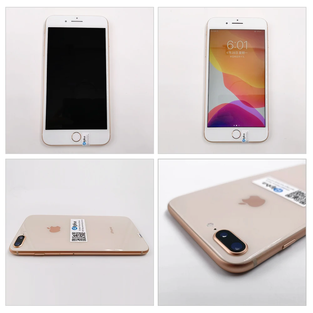 Оригинальный б/у Смартфон Apple iPhone 8 Plus 5 дюйма iOS 4G LTE 3 ГБ ОЗУ 64/256 шестиядерный 12 МП