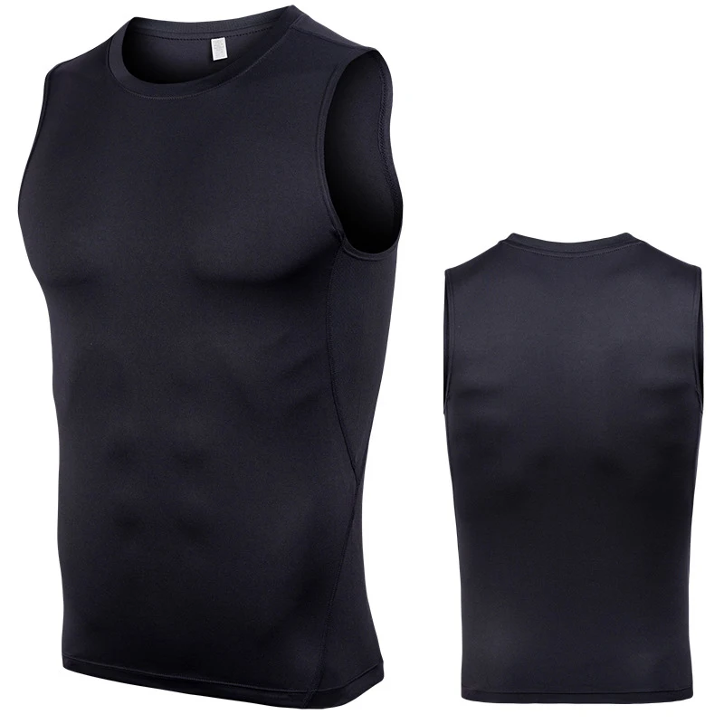 

Men's Quick Dry Fitness Vest Sleeveless Sports Compression Tank Tops Breathable for Fitness Workout Cycling Running MJ