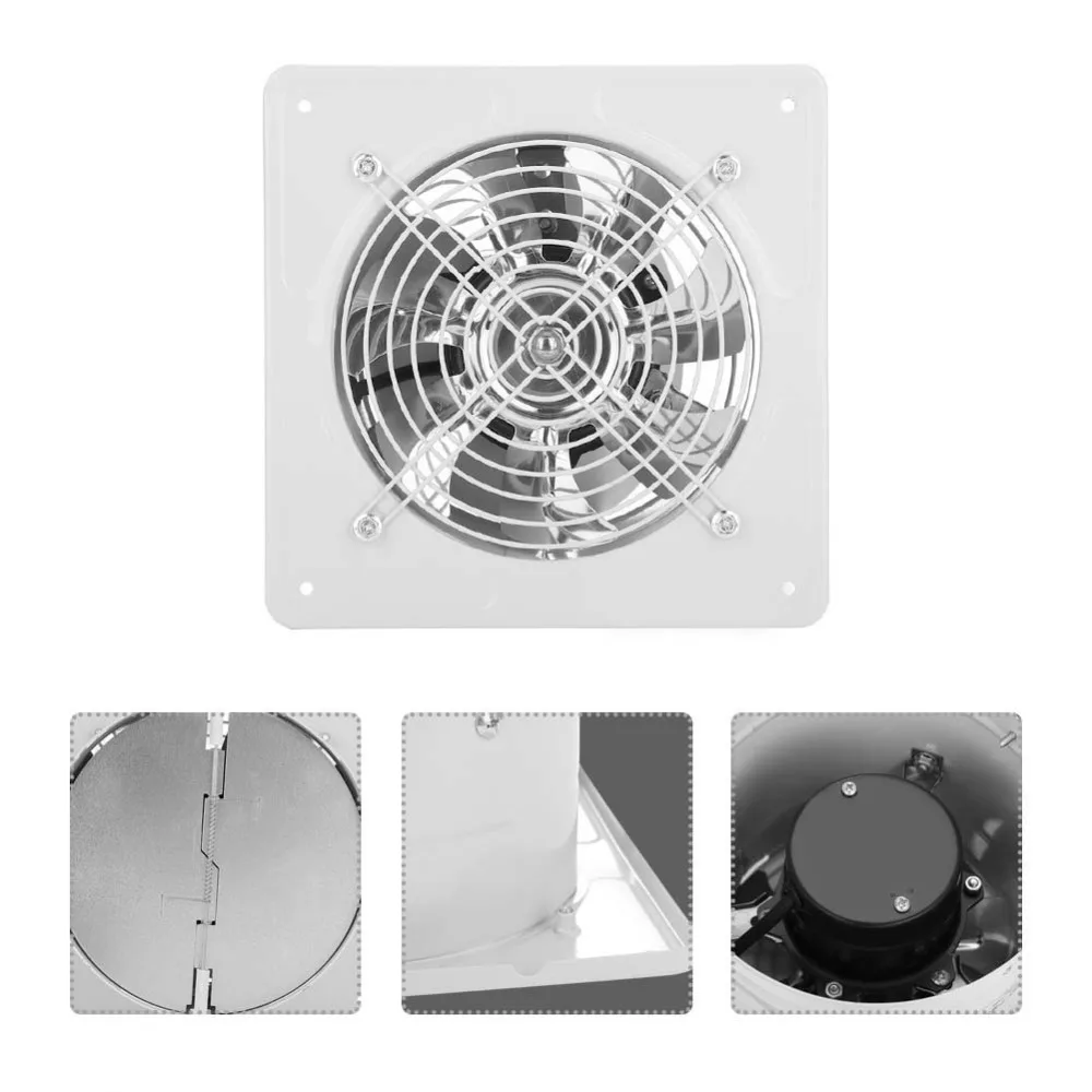 

2800r/min 50HZ 40W 220V 6 inch Exhaust Fan Exhauster Wall Mounted Low Noise Home Bathroom Kitchen Air Vent Ventilation