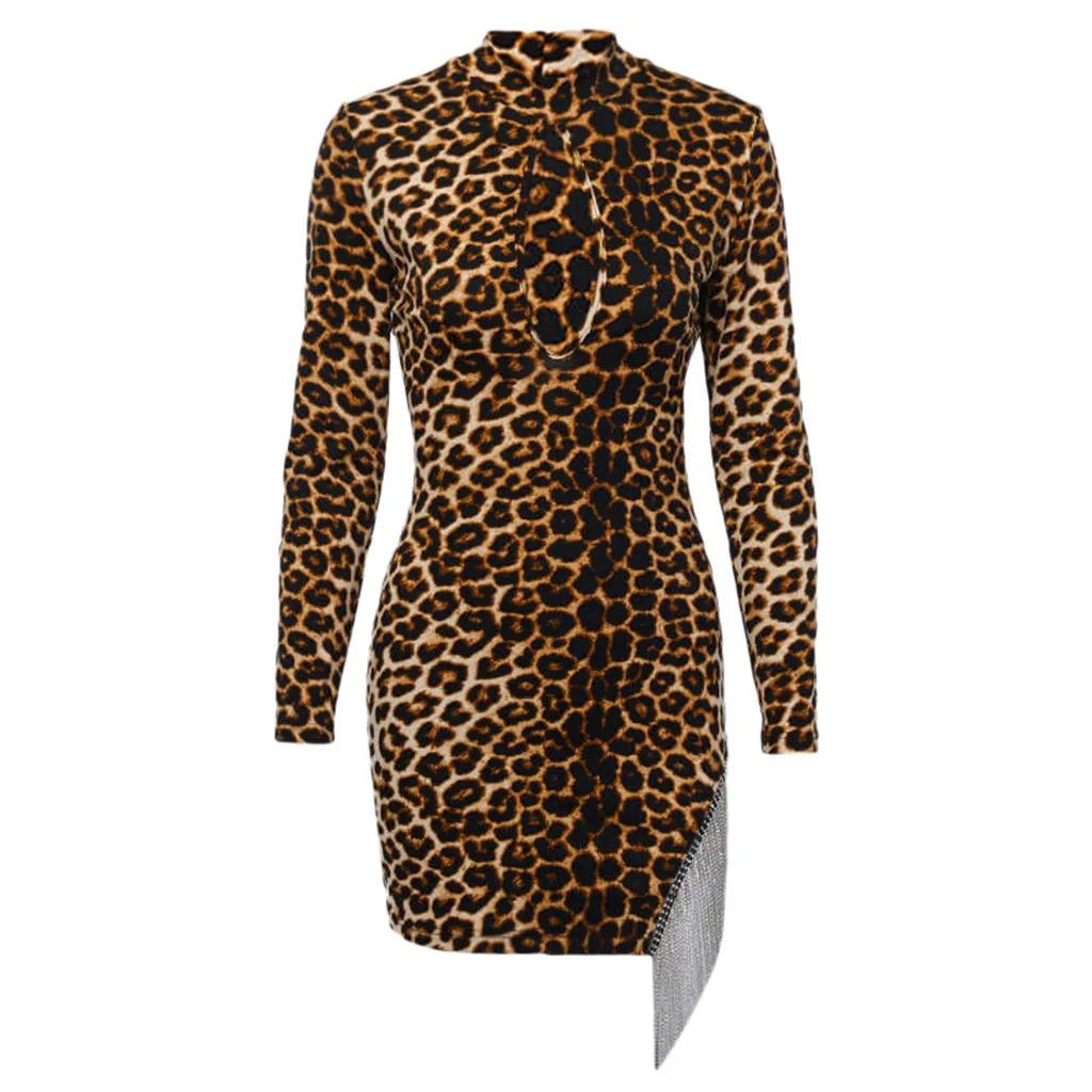 2019 женское Платье с запахом сексуальное асимметричное вечернее бахромой