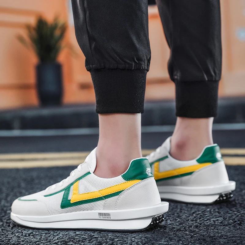 

2020 Shoes Men Spring Shoes Men Shoes Men's Casual Shoes Fashion Sneakers Street Cool Man Footwear Breathable Lace-Up Sneakers