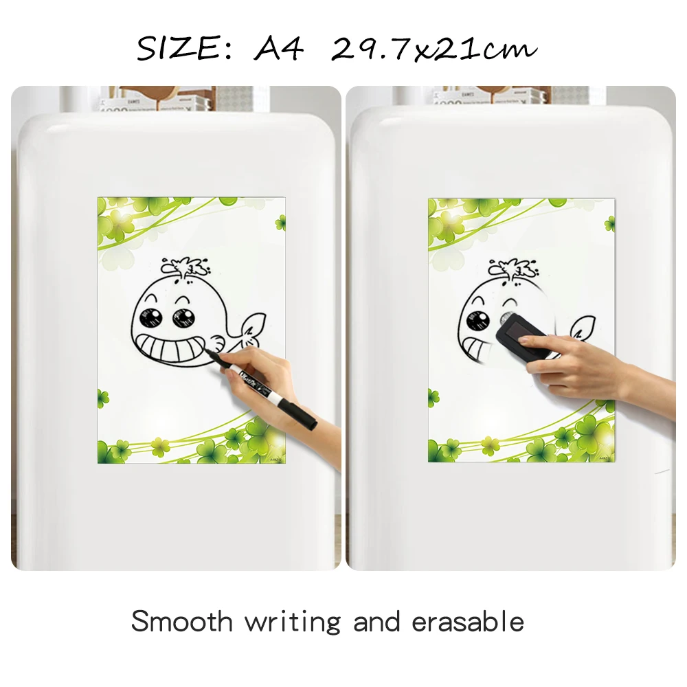 А4 Размер магнитная доска для письма гибкая надписей на холодильник чертеж