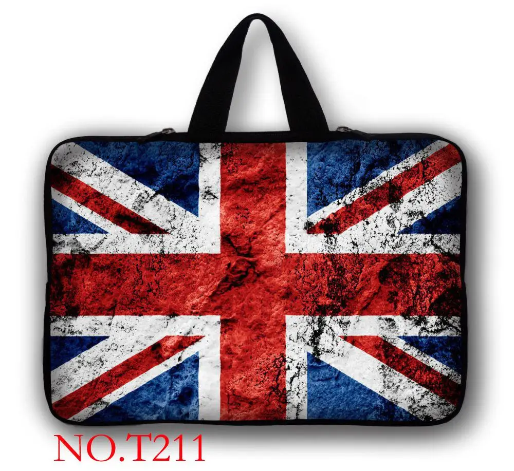 

Union Jack Laptop Sleeve Bag for Macbook Air 11 Air 13 Pro 13 Pro 15'' New Retina 12 13 15 Notebook Handbag 14" 13.3"15.4" 15.6"