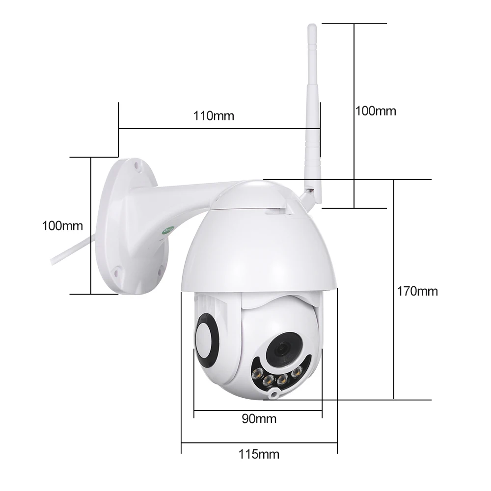 IP-камера Onvif 2 МП 1080P ночное видение | Безопасность и защита