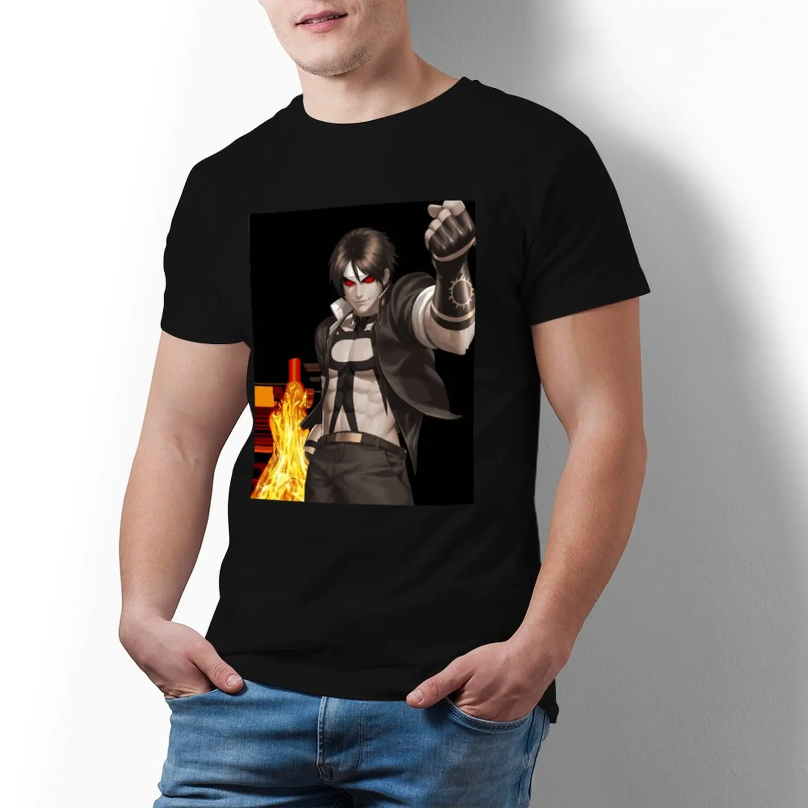 

Мужская хлопковая футболка с коротким рукавом, размеры до 3xl