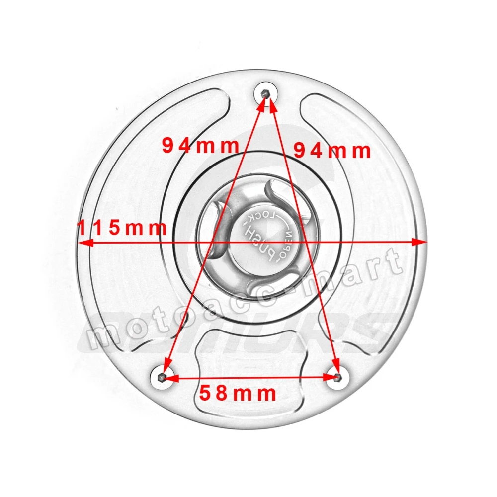 OUMURS мотоциклетный газовый топливный бак крышка CNC красный БЕСКЛЮЧЕВОЙ для Honda CBR600 929 954 1000RR CB600F 900F RVF VFR 400 VTR 1000 RC51