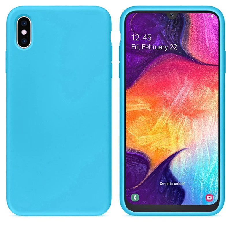 Цветной силиконовый мягкий чехол для Samsung Galaxy S10 A10 A70 A30 A40 A50 M30 M10 M20 S8 S9 Plus S6 S7 edge A6 A7