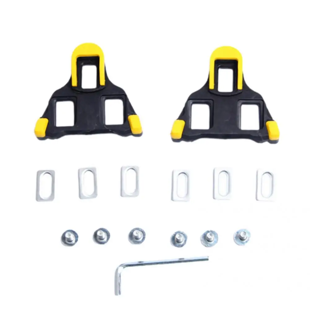 

60% Hot Sale 1 Set Pedal Cleat Effective Anti-slid Plastic Stable Reliable Cycling Cleat Plastic Effective Pedal Cleat For Bike