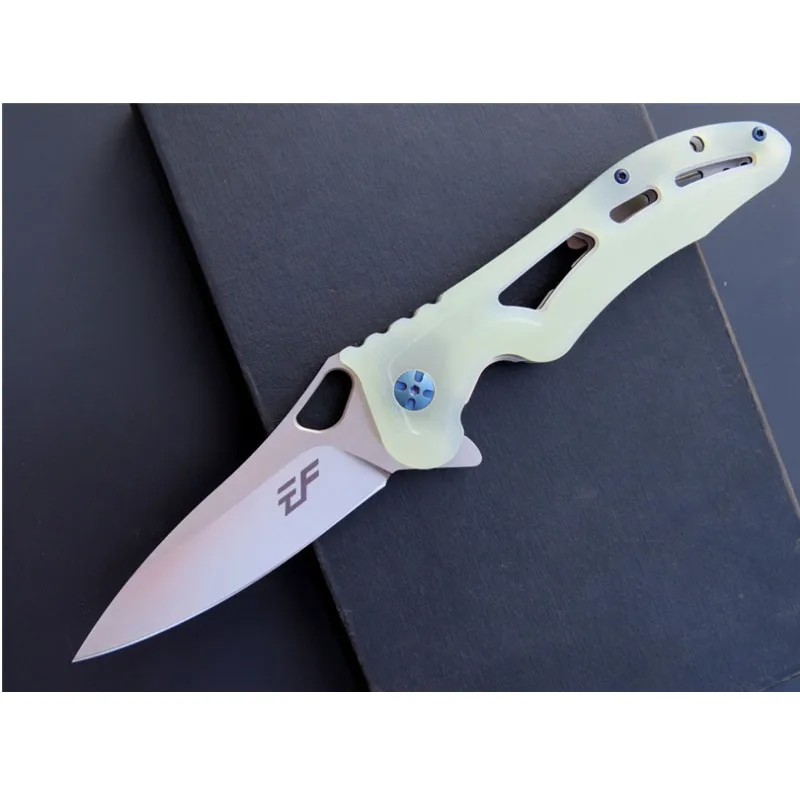 

EF938 Folding Knife D2 Steel G10 Handle Camping Survival Self Defense Portable Hunting Military Tactical Knife EDC Jackknife