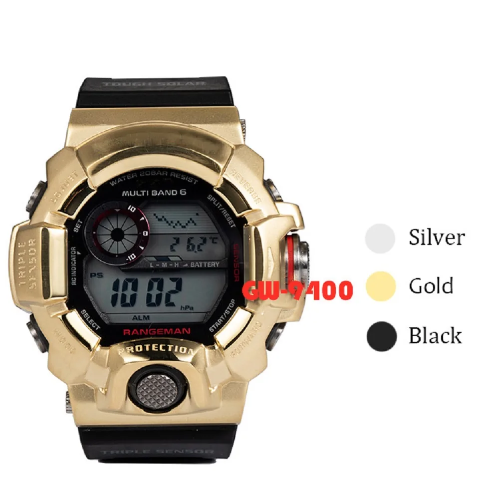 9400 GOLD CASE GW-9400 чехол для часов с рамкой из нержавеющей стали - Цвет: 9400 GOLD CASE