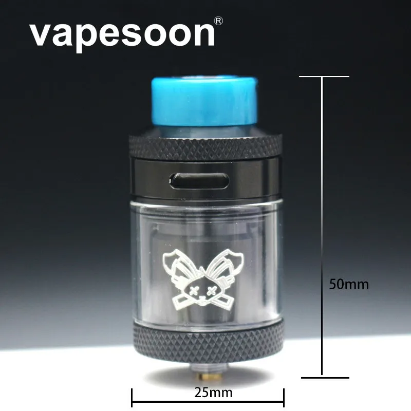 Vapesoon уникальный кролик 25 мм RTA 2 мл/4 5 мл распылитель с резиновый дрип тип