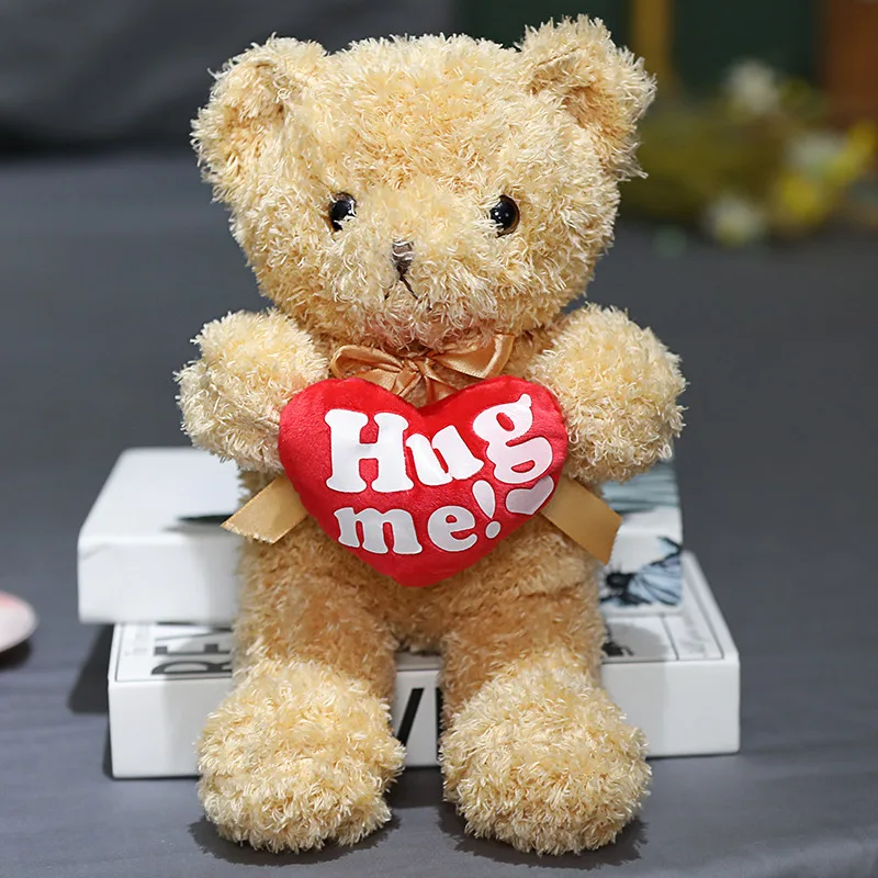 

High Quality 30-110CM Teddy Bear With Heart Stuffed Animals Plush Toys Lovers Birthday Baby Gift