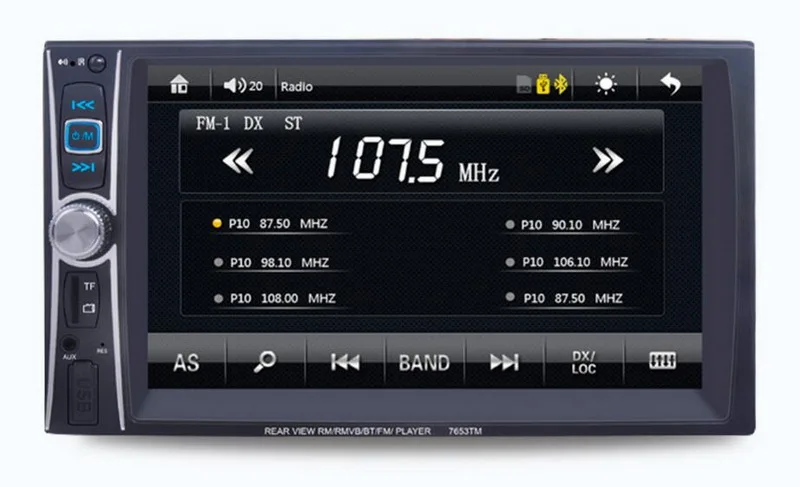 2 Din сенсорный экран MirrorLink стерео радио 6,5 дюймов MP4 MP5 плеер для Android Bluetooth USB/TF