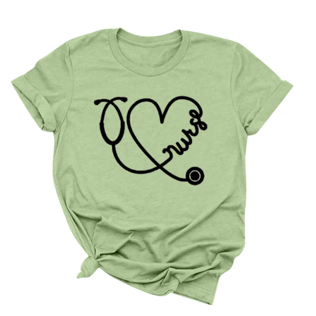 Женская футболка с круглым вырезом коротким рукавом и принтом | одежда