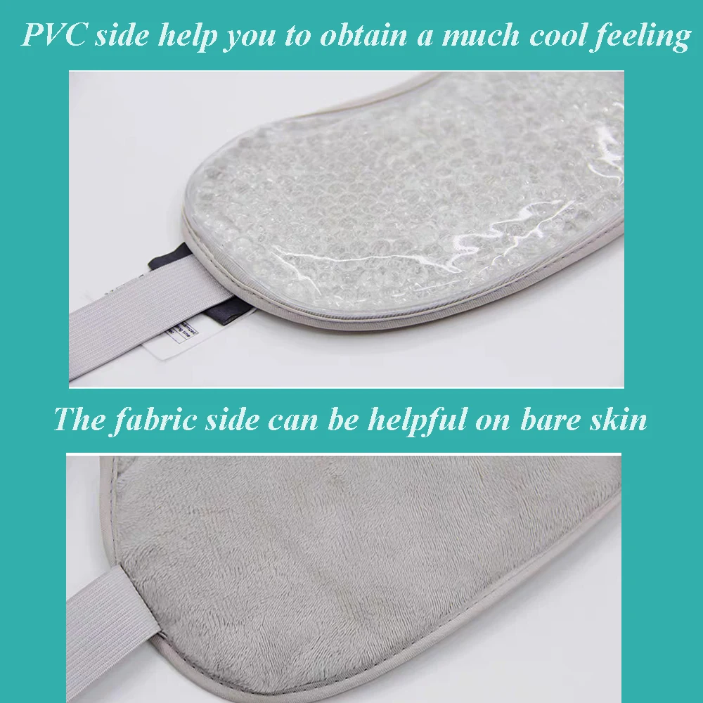 Большой размер Горячая Холодная упаковка маска для глаз многоразовая гелевая с