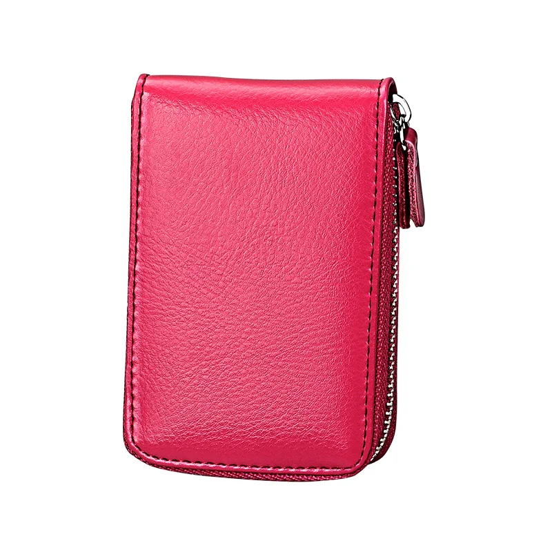 Chain

TRASSORY Кошелек для бизнес-карт и кредитных карт из натуральной кожи с блокированием RFID на 14 слотов для женщин, маленький, с цепочкой для безопасности.