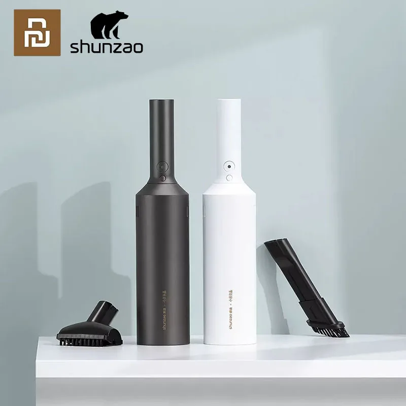 

2021 MIJIA SHUNZAO Z1-Pro Portable Wireless Handheld Vacuum Cleaner 15500PA Cyclone Suction Home Car Cleaner Mini Dust Catcher