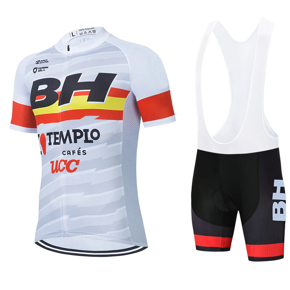 

Men Summer BH 2021 Cycling TEAM Clothing Bike Sleeve Suit Breathable Short Jersey Pants Set Ropa Ciclismo Quick Dry Pro Maillot