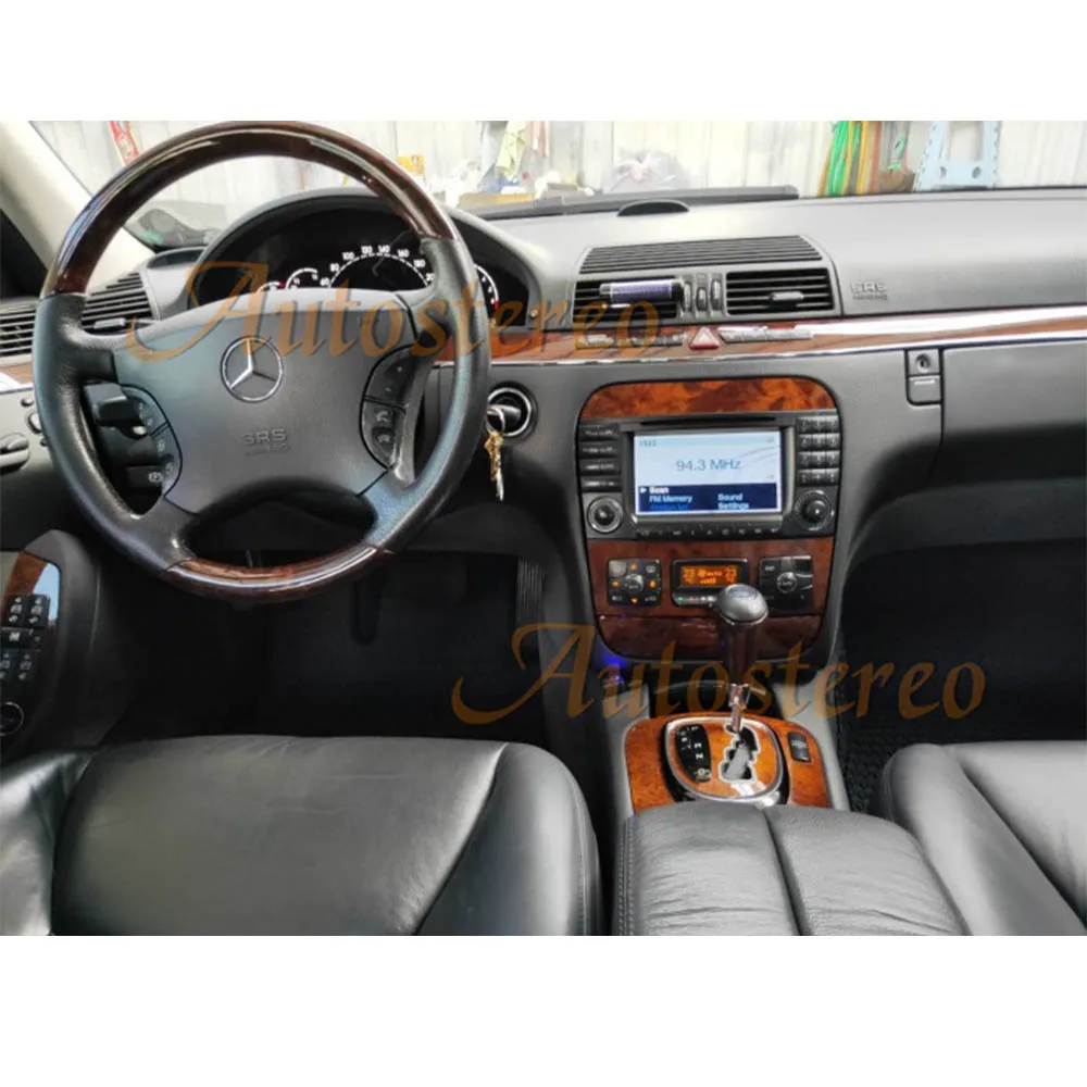 

Автомобильный мультимедийный видеоплеер, Android 11, 4 + 128G Carplay для Mercedes-Benz S-Class W220/S280/S320/S350